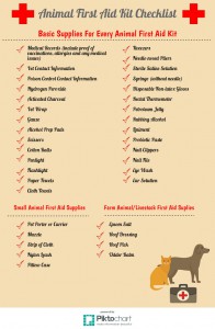 Animal First Aid Kit Checklist