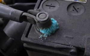 corrosion on car battery