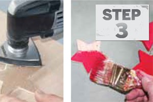 Step 3 Wooden Ornaments