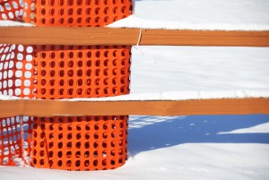 snow fence for dogs
