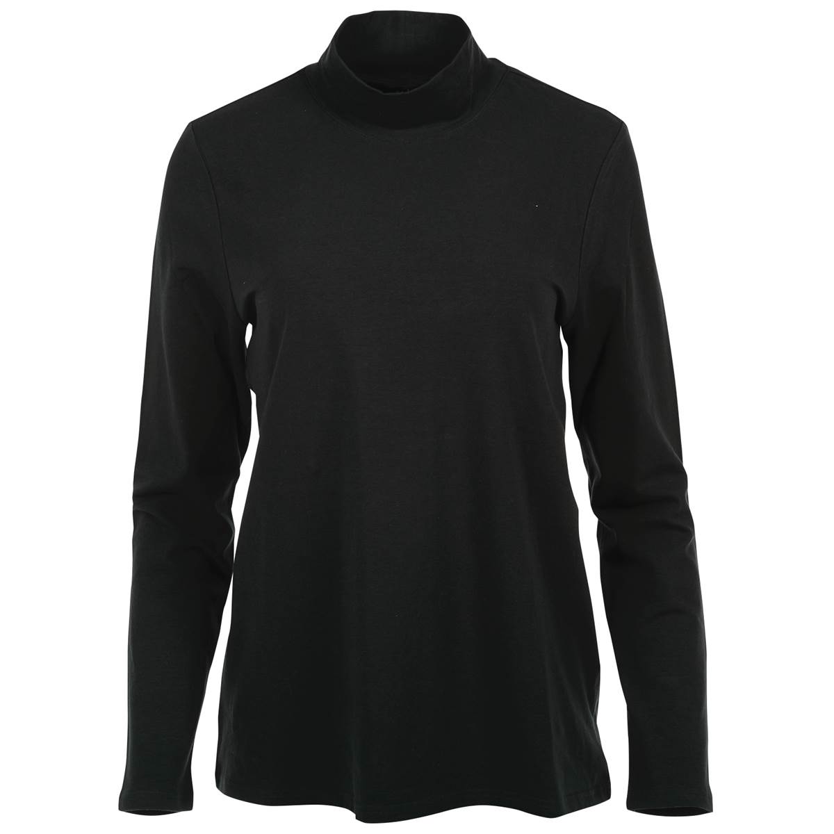 solid black turtleneck shirt