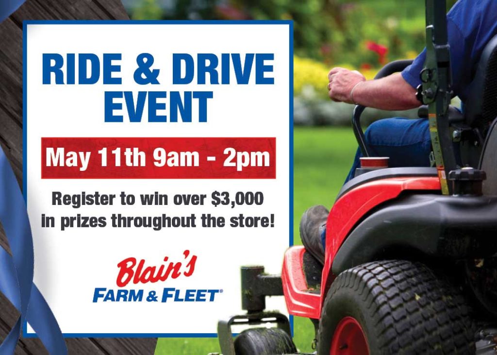 Ride and Drive Event May 11 Blog Image Blain's Farm & Fleet Blog