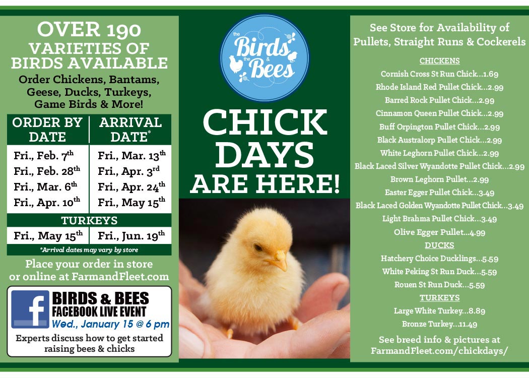 ChickDays2020_1050x750_V2 Blain's Farm & Fleet Blog