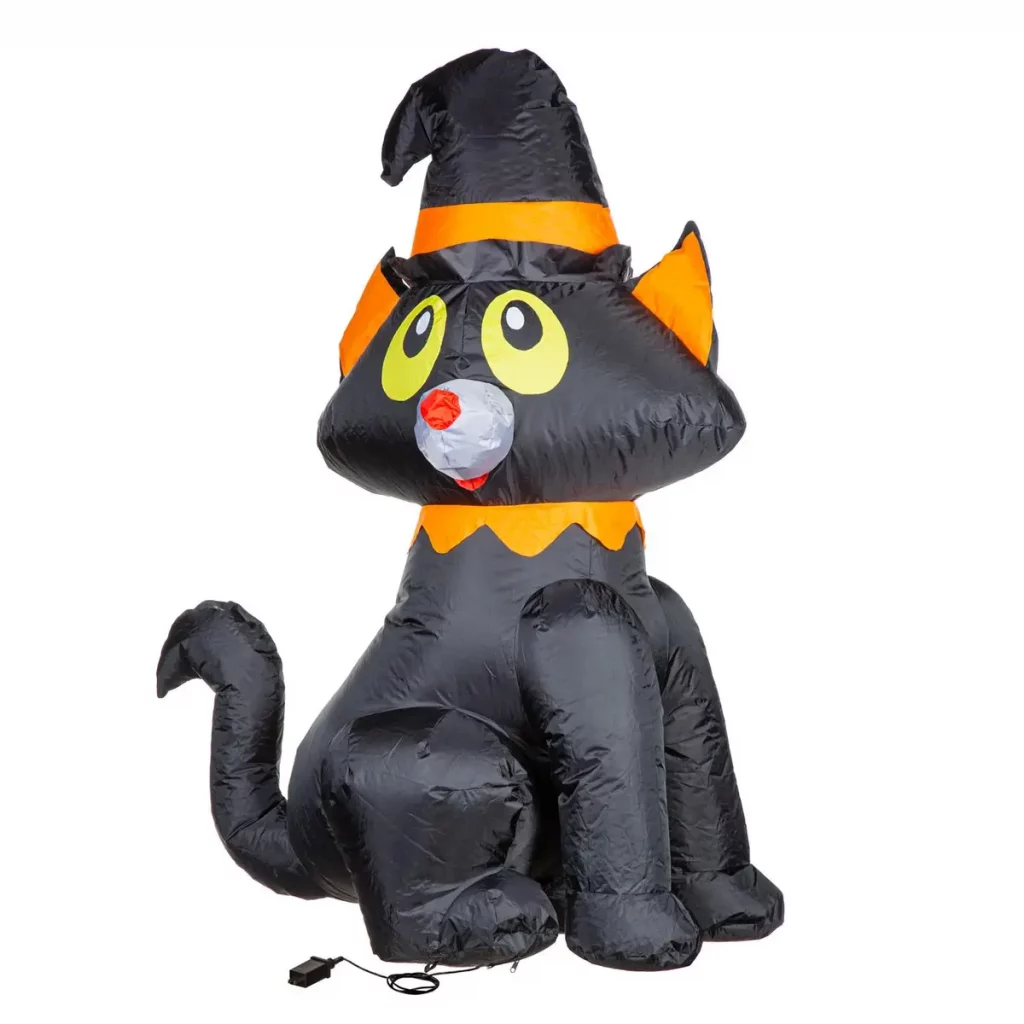 inflatable black cat