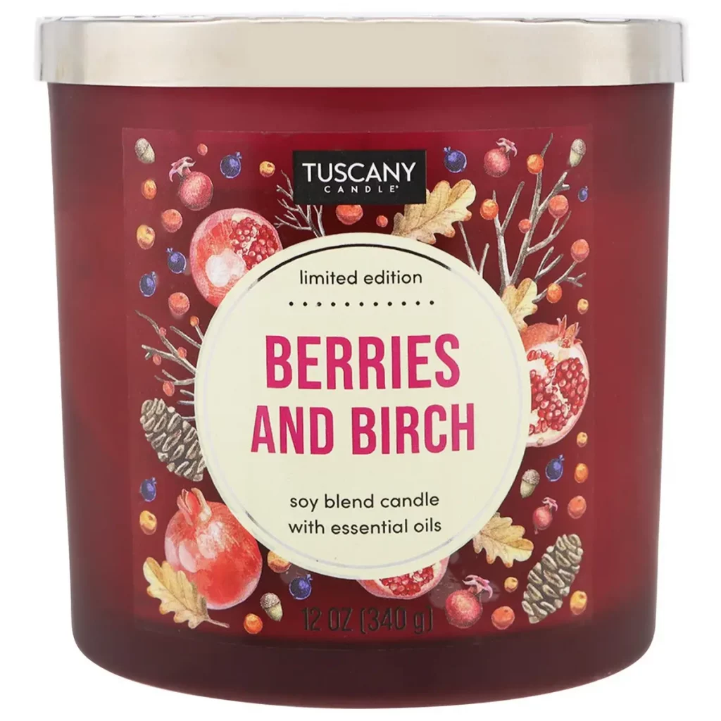 berry candle