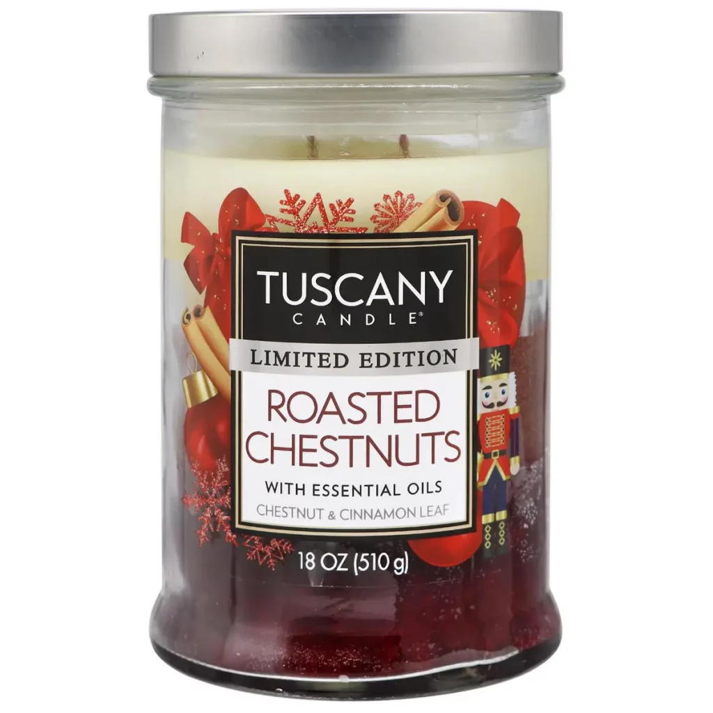 red and white candle