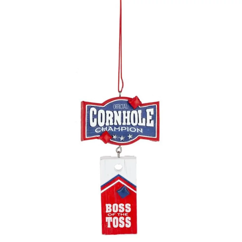 cornhole board ornament