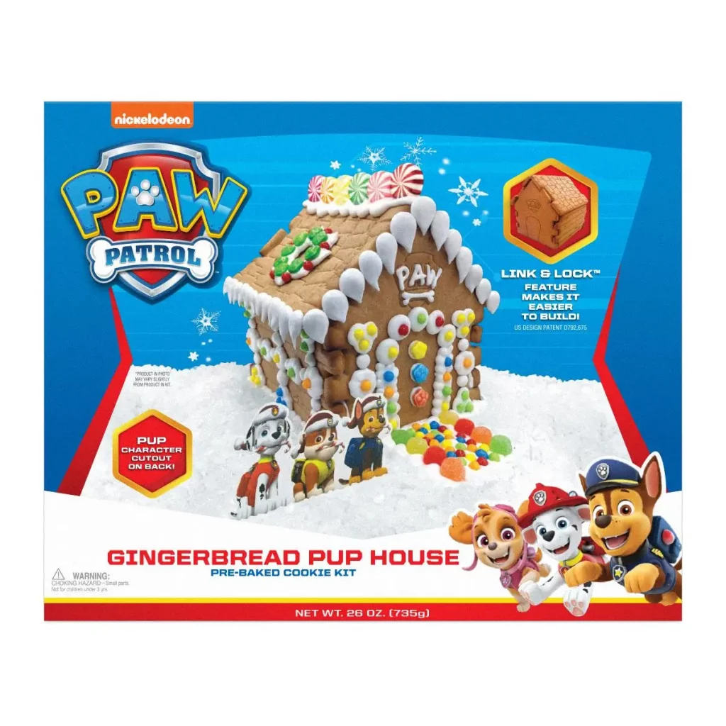 paw patrol gingerbread house