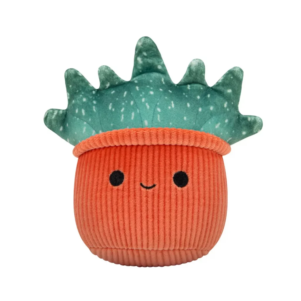 green and orange cacti plush