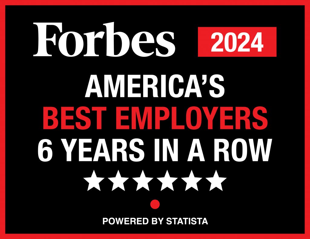 Forbes best employers banner