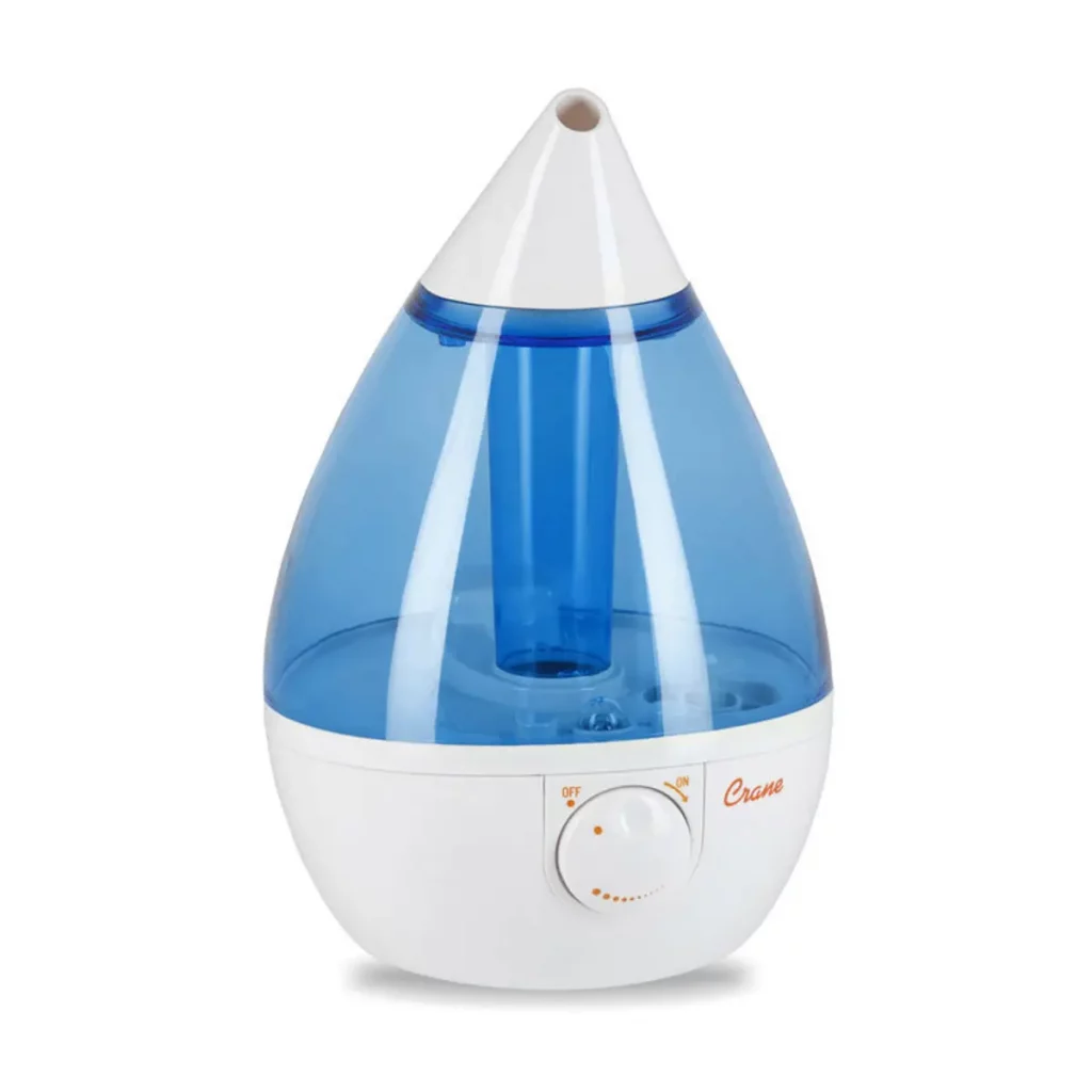 blue and white humidifier