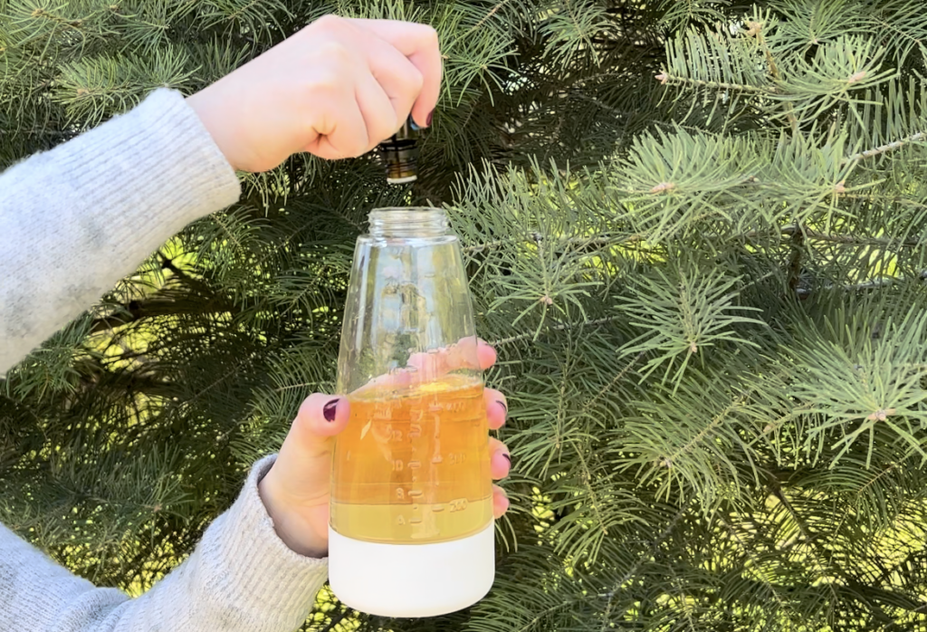 adding essential oils