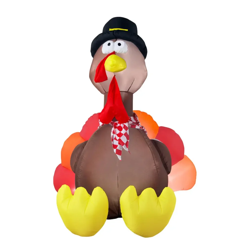 inflatable turkey decoration