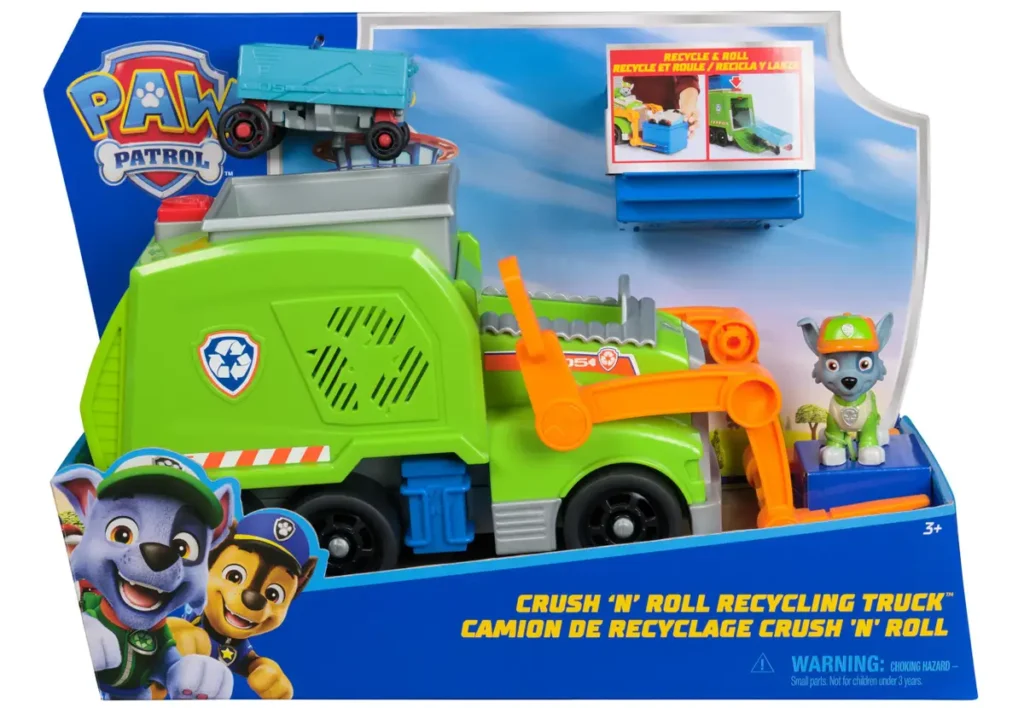 Paw Patrol Crush N' Roll Rocky Recycling Truck