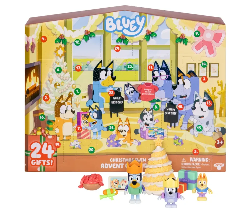 Bluey Christmas Swim Advent Calendar