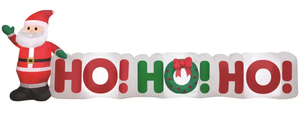 Gemmy Ho! Ho! Ho! Inflatable 