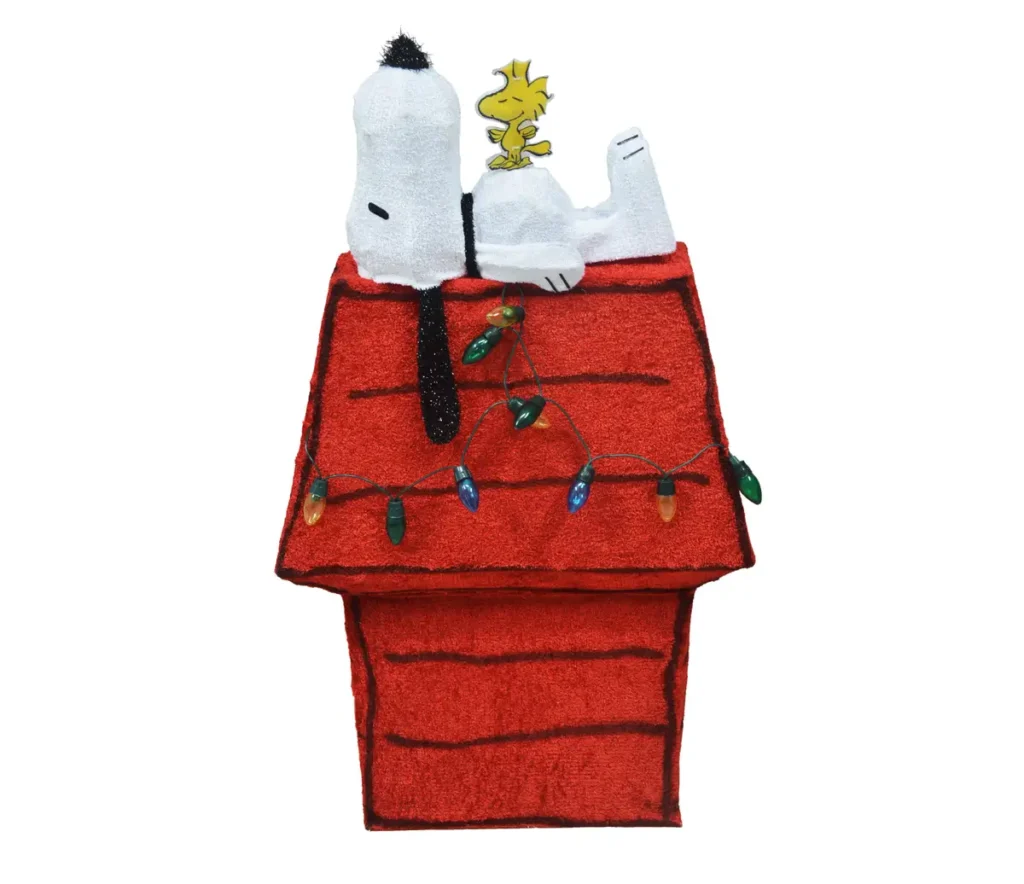 Productworks Peanuts 3D LED Yard Decor Snoopy on Doghouse