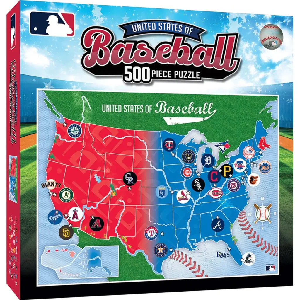 MLB map puzzle