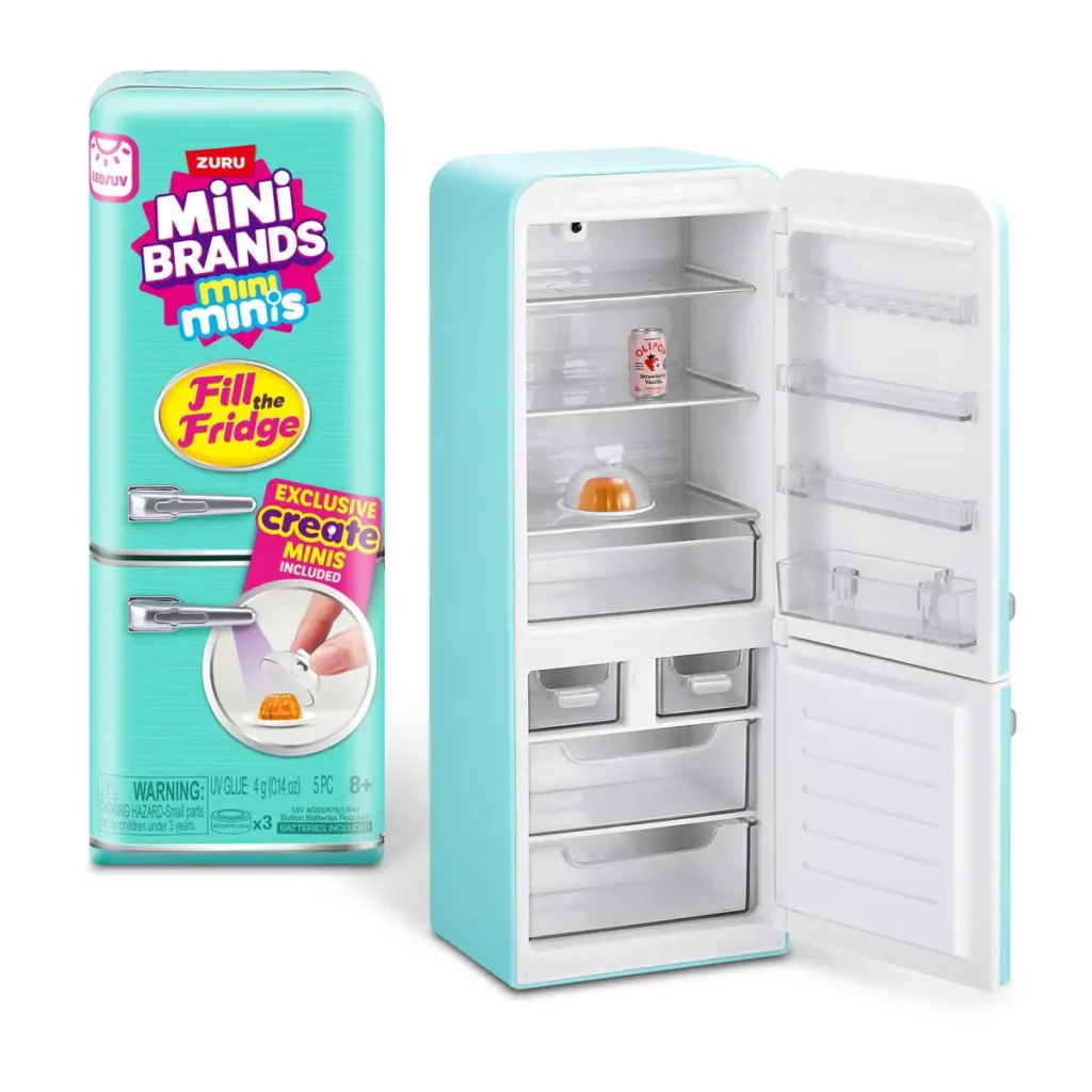 Mini Brands Fill the Fridge Playset
