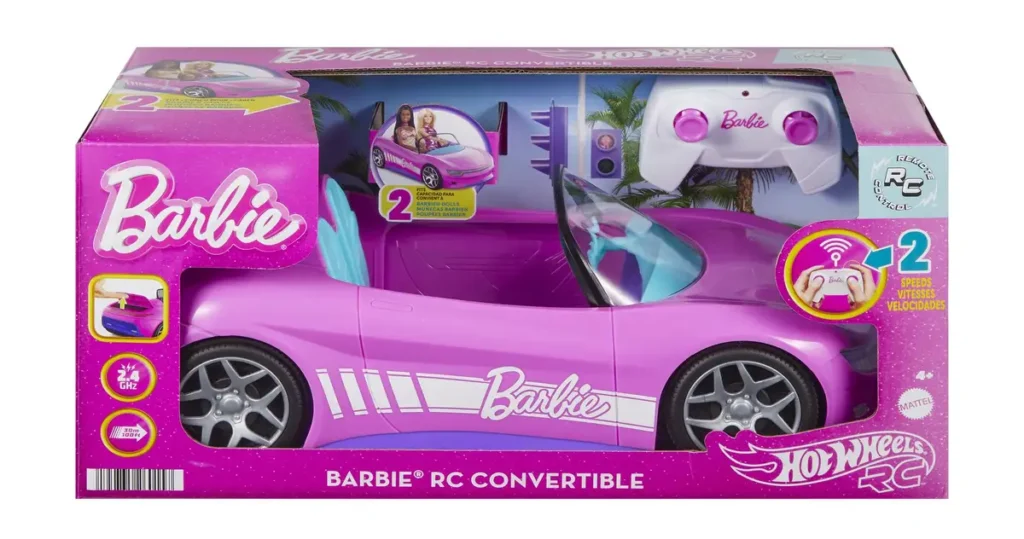 Hot Wheels RC Barbie Convertible Vehicle