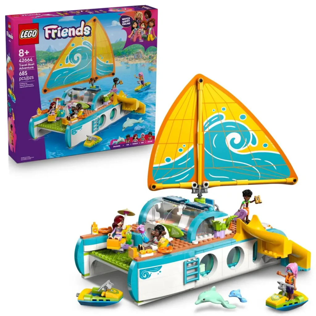 LEGO Friends Travel Boat Adventure Building Toy