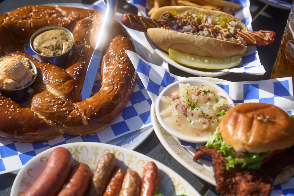 food on table at Kegel's Inn