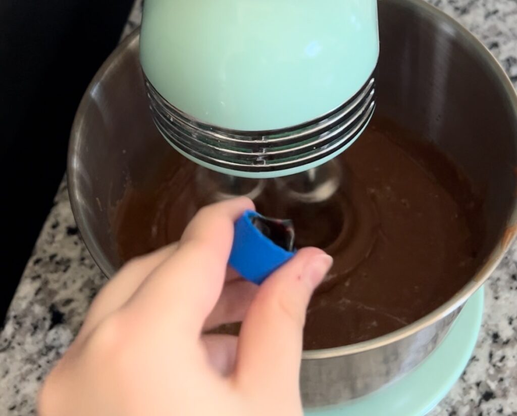 adding vanilla to mixture