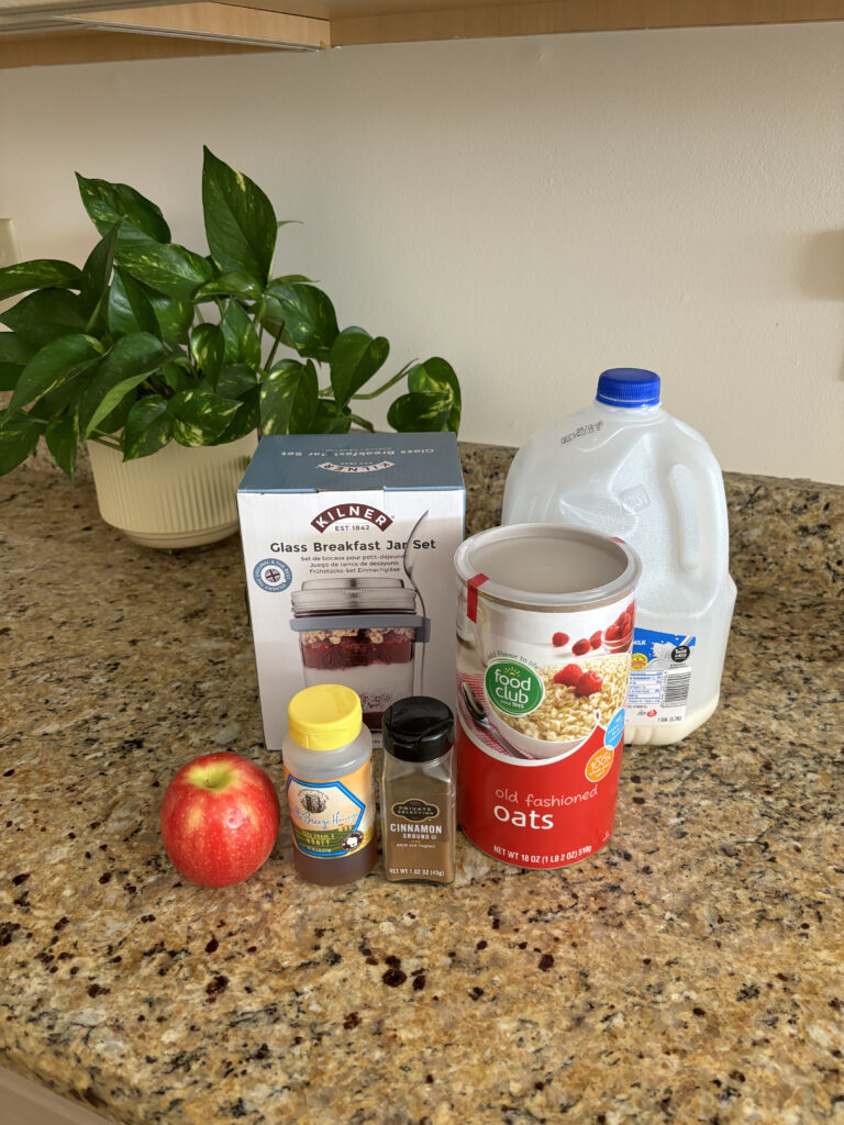 overnight oats ingredients