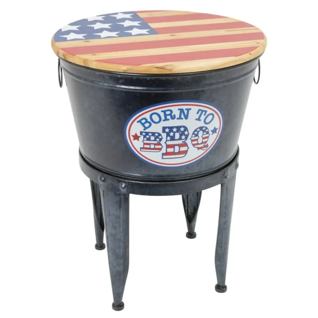 Metal Americana Summer BBQ Cooler