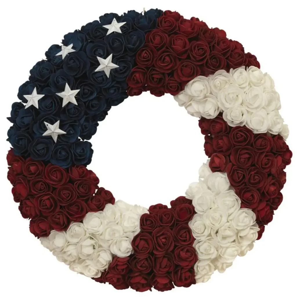 Americana Flower Wreath