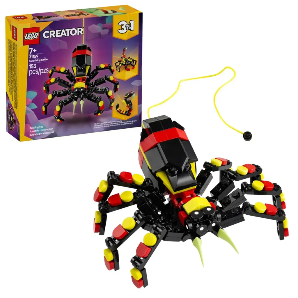LEGO Creator 3-in-1 Wild Animals Surprising Spider Building Toy