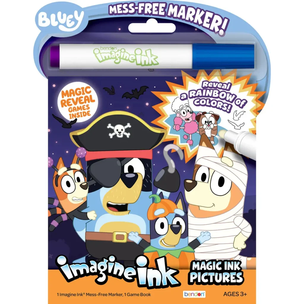 Bendon Publishing Bluey Halloween Imagine Ink