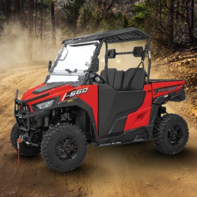 UTV on a dirt road